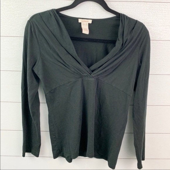 Sundance Black 3/4 Sleeve Stretchy Blouse - Picture 1 of 4